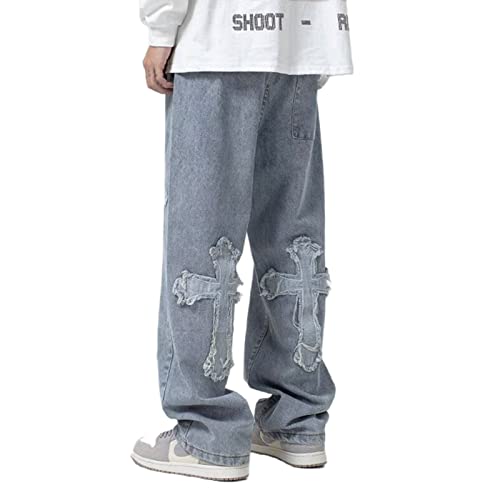 FantasyGears Y2k Jeans Men Grunge Hip Hop Baggy Pants